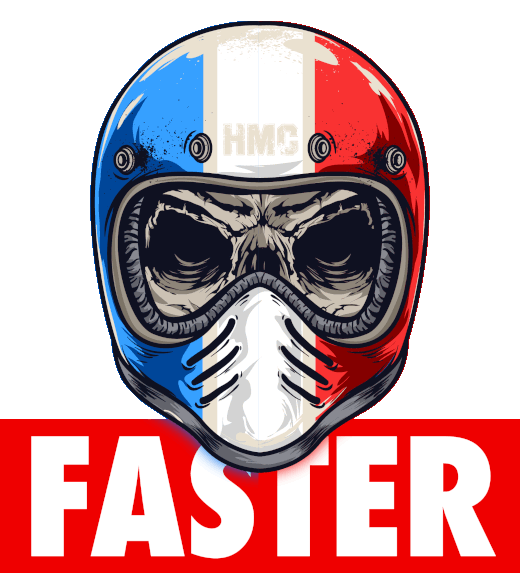 Hobart Motorcycles skull artwork